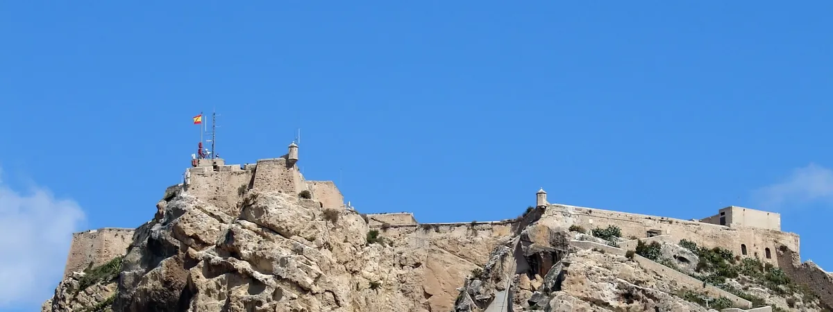 Santa Bárbara Castle atop Mount Benacantil, overlooking Alicante's old town