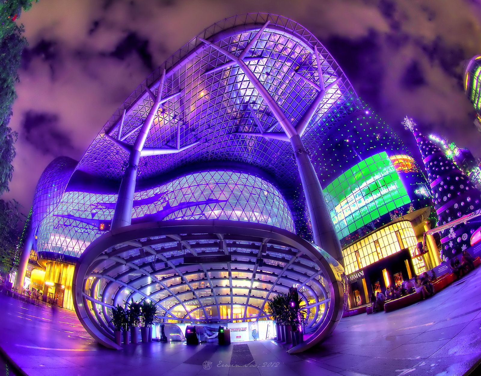 The ION Orchard shopping mall on Orchard Road, Singapore