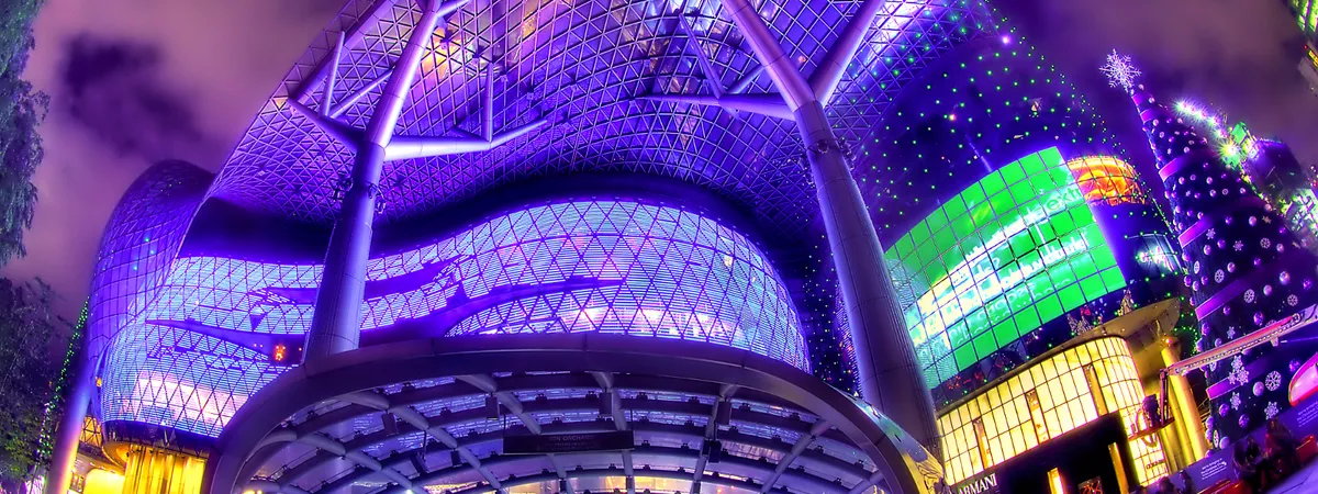 The ION Orchard shopping mall on Orchard Road, Singapore