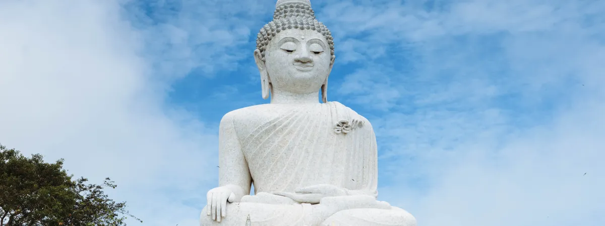 The 45-metre Big Buddha statue on Nakkerd Hill overlooking Phuket